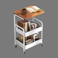 Carrito de almacenamiento para organización móvil en cocina y baño | Madera y con Ruedas