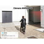 ANRAN Cámara de exterior inalámbrica de 3MP con batería de respaldo, visión nocturna a color, detección humana y audio bidireccional, alarma de sirena, adecuada para vigilancia empresarial, almacenamiento en la nube/SD, compatible con Alexa