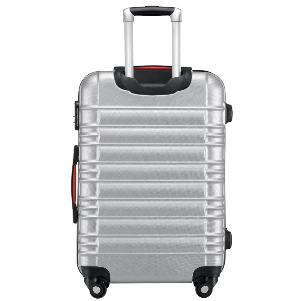 Conjunto PROVITERA de 4 Maletas Rígidas de ABS, Maleta Rígida S-M-L-XL con Asa Telescópica de Gel y 4 Ruedas de Rodadura Fácil, Trolley Ligero y Resistente al Viaje, Equipaje de Mano con Cerradura de Código, Mangos de Gel Ergonómicos, Ruedas Giratorias de