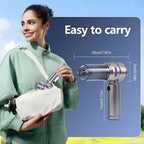 Aspiradora portátil inalámbrica de mano con soplador y succión en uno, carga USB, filtro lavable, equipada con batería de litio duradera, adecuada para limpiar polvo, migas de snacks, pelo, apta para sofás, alfombras, escritorios, escaleras.