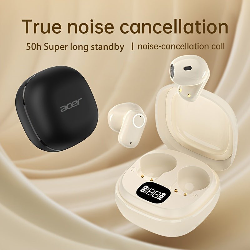 Auriculares Bluetooth | Audífonos Inalámbricos Genuinos de la Marca Acer TWS Deportivos para Correr, Audífonos In-Ear para Dormir, Estilo