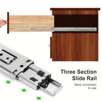 Guías telescópicas para cajón 2 piezas | Muebles armario cocina y bricolaje