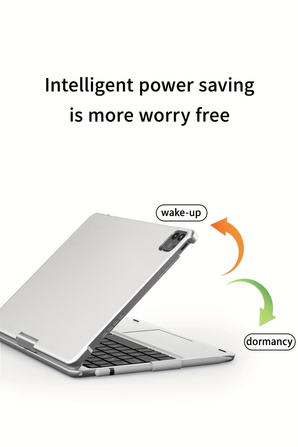 Funda giratoria con teclado para iPad | Trabajo, estudio y protección