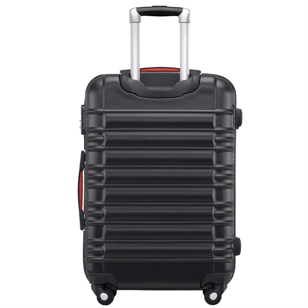 Conjunto PROVITERA de 4 Maletas Rígidas de ABS, Maleta Rígida S-M-L-XL con Asa Telescópica de Gel y 4 Ruedas de Rodadura Fácil, Trolley Ligero y Resistente al Viaje, Equipaje de Mano con Cerradura de Código, Mangos de Gel Ergonómicos, Ruedas Giratorias de