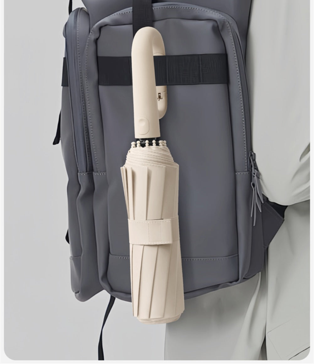 1 y 2 Especificaciones Opcionales, Paraguas Plegable con Hebilla Totalmente Automática, y Protección Solar, Adecuado Tanto para Hombres Como para Mujeres, Paraguas de Viaje, Con un Diámetro de 106cm/41.2 pulgadas Cuando Está Abierto, Robusto y Duradero, P