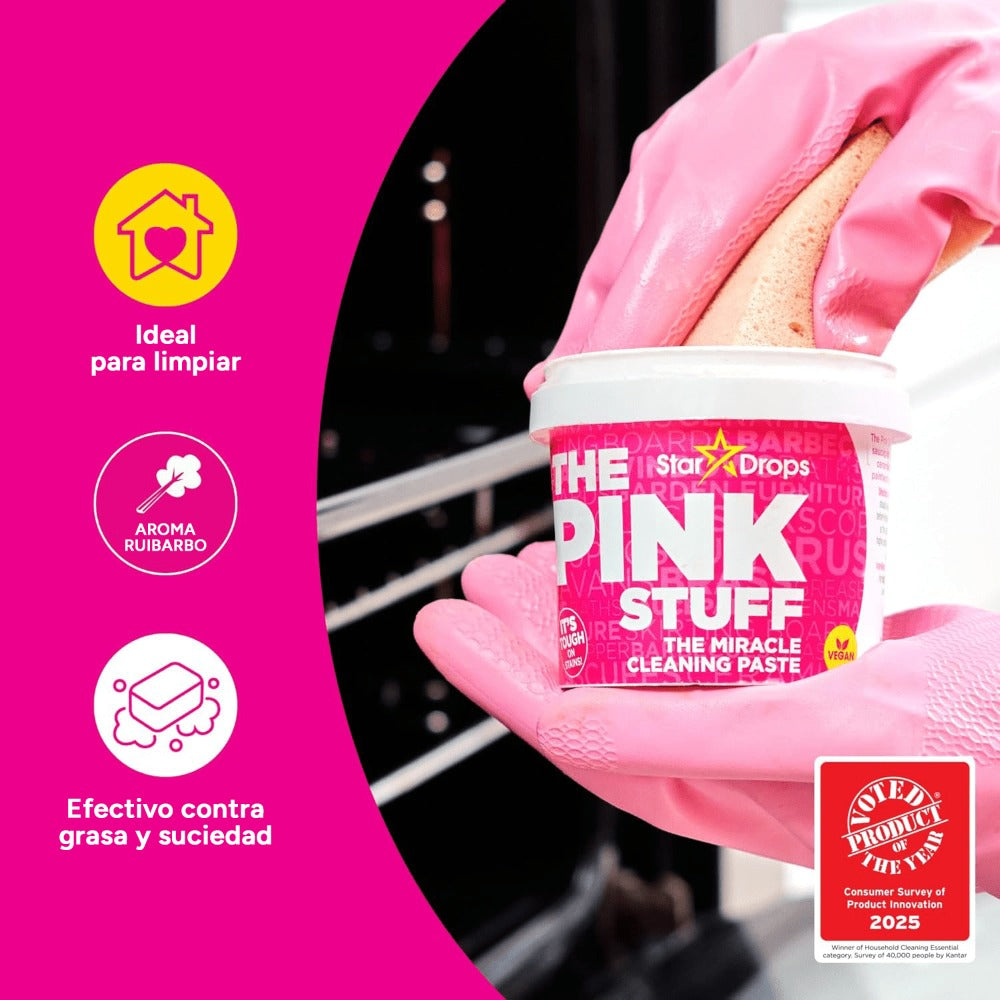 The Pink Stuff 850g, Limpieza Hogar Pasta Limpiadora Multiusos ideal para Eliminar Manchas y Suciedad, Eficaz y Concentrado, Fácil Aplicación