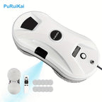 PuRuiKai 11 Almacén Local Robot Limpiador de Ventanas Inteligente, Robot Automático de Limpieza de Vidrios con Control Remoto y Rociado de Agua, Ideal para Hogar, Oficina, Edificios Altos, Regalo de Halloween y Navidad