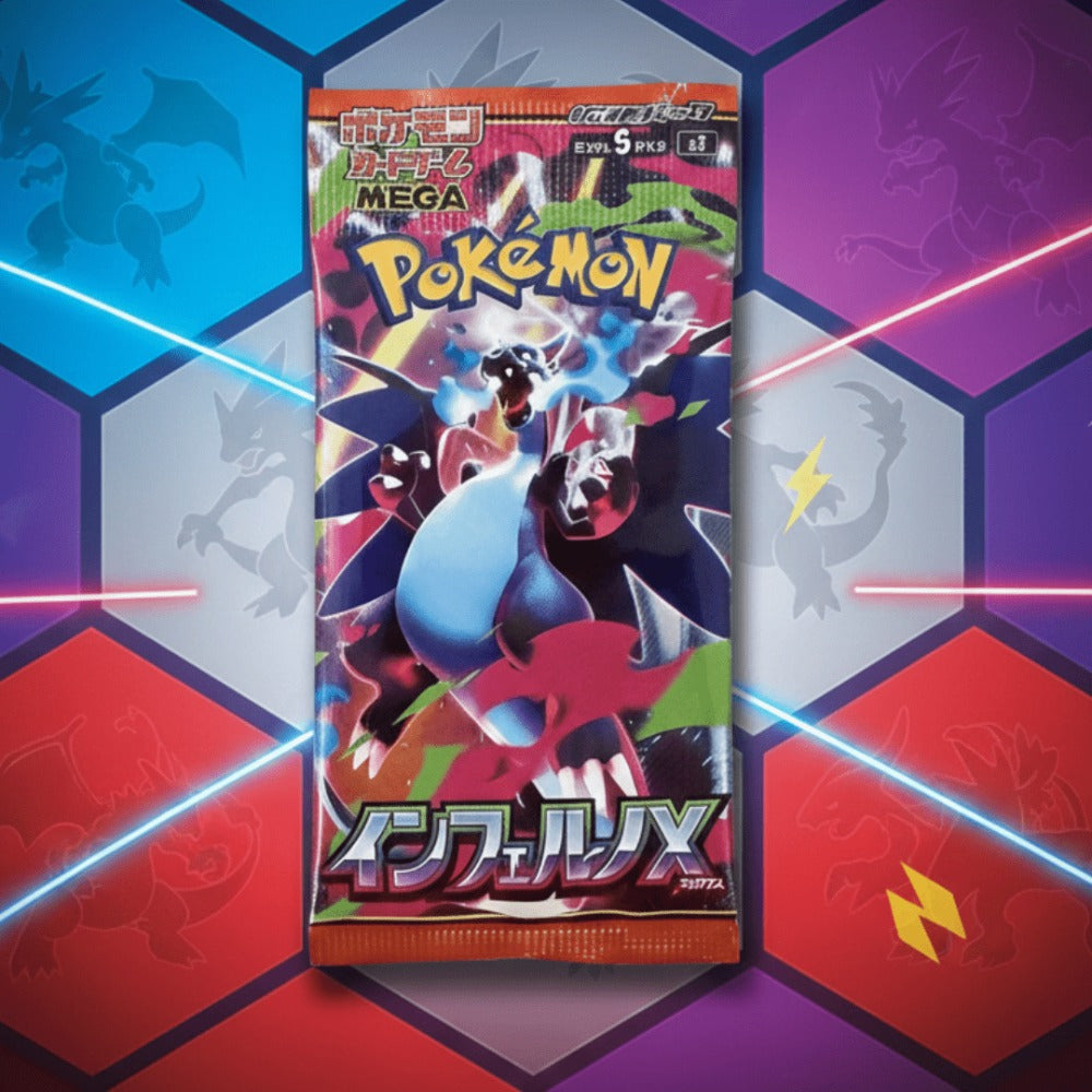 Paquete de 5 Booster Auténticos de Pokémon Japoneses – Serie Más Reciente – Nuevos y Sellados – Importados de Japón