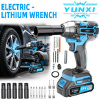 Llaves de impacto inalámbricas, Llaves de impacto de alto torque, Juegos de llaves inalámbricas, Equipadas con baterías, Baterías recargables. Brocas inalámbricas, Destornilladores compatibles con automóviles, Mecánicos de reparación de motocicletas, Entu