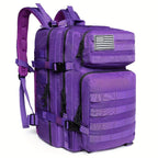 Moqueta Táctica para Hombres de 45L - Mochila Poliéster Resistente con Sistema MOLLE para Senderismo, Camping y Viajes, Bolsa de Emergencia de 3 Días con Compartimentos Múltiples, Diseño Ergonómico y Lavable a Mano, Equipo de Excursionismo, Estilo Militar