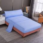 Juego de cama de tres piezas, suave y cómodo, adecuado para todas las estaciones, rosa, azul, rojo rosa, negro, gris, blanco, adecuado para camas de 90 CM, 105 CM, 135 CM, 150 CM, 180 CM