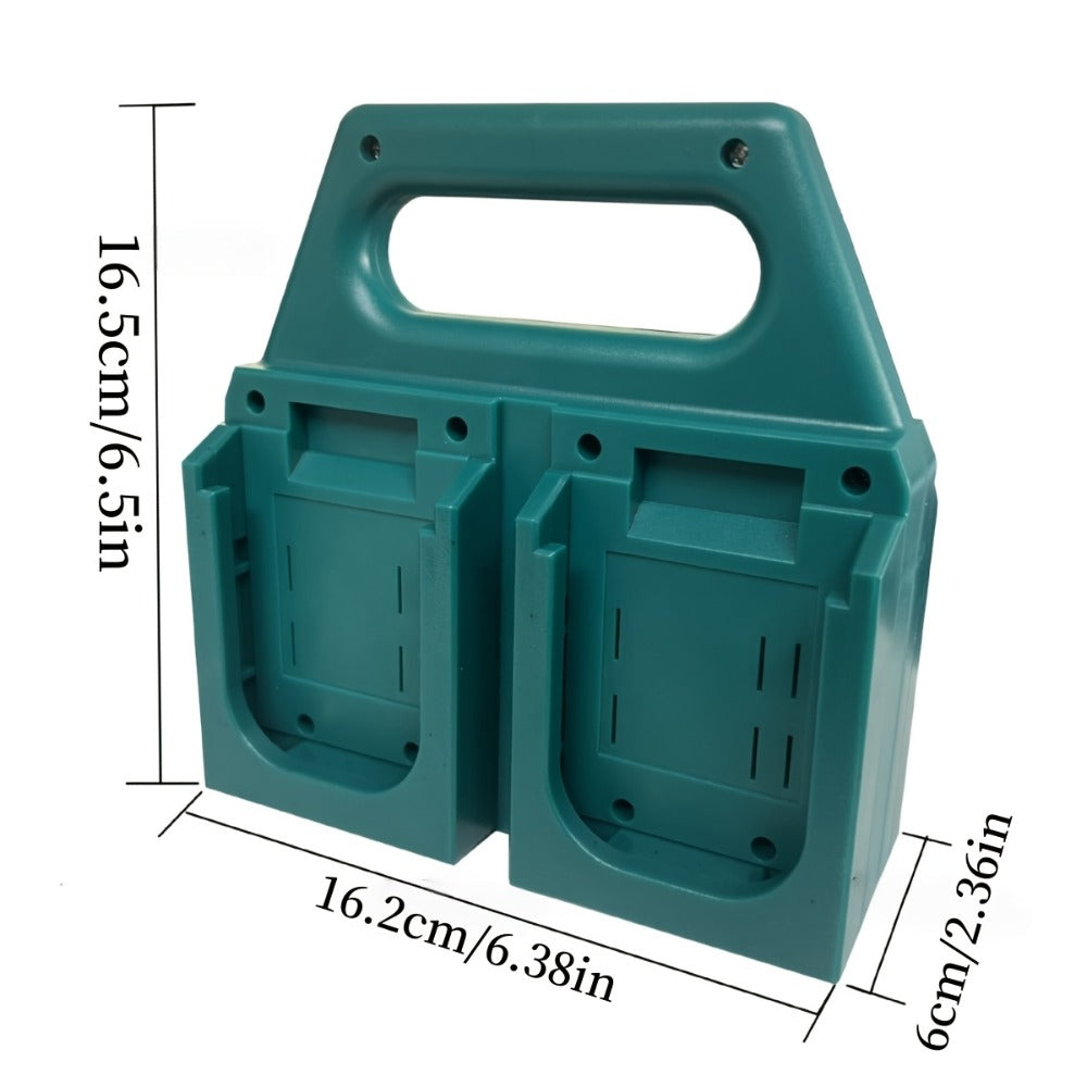 Estuche para baterías de herramientas Makita para banco de trabajo garaje y transporte | diseño funcional