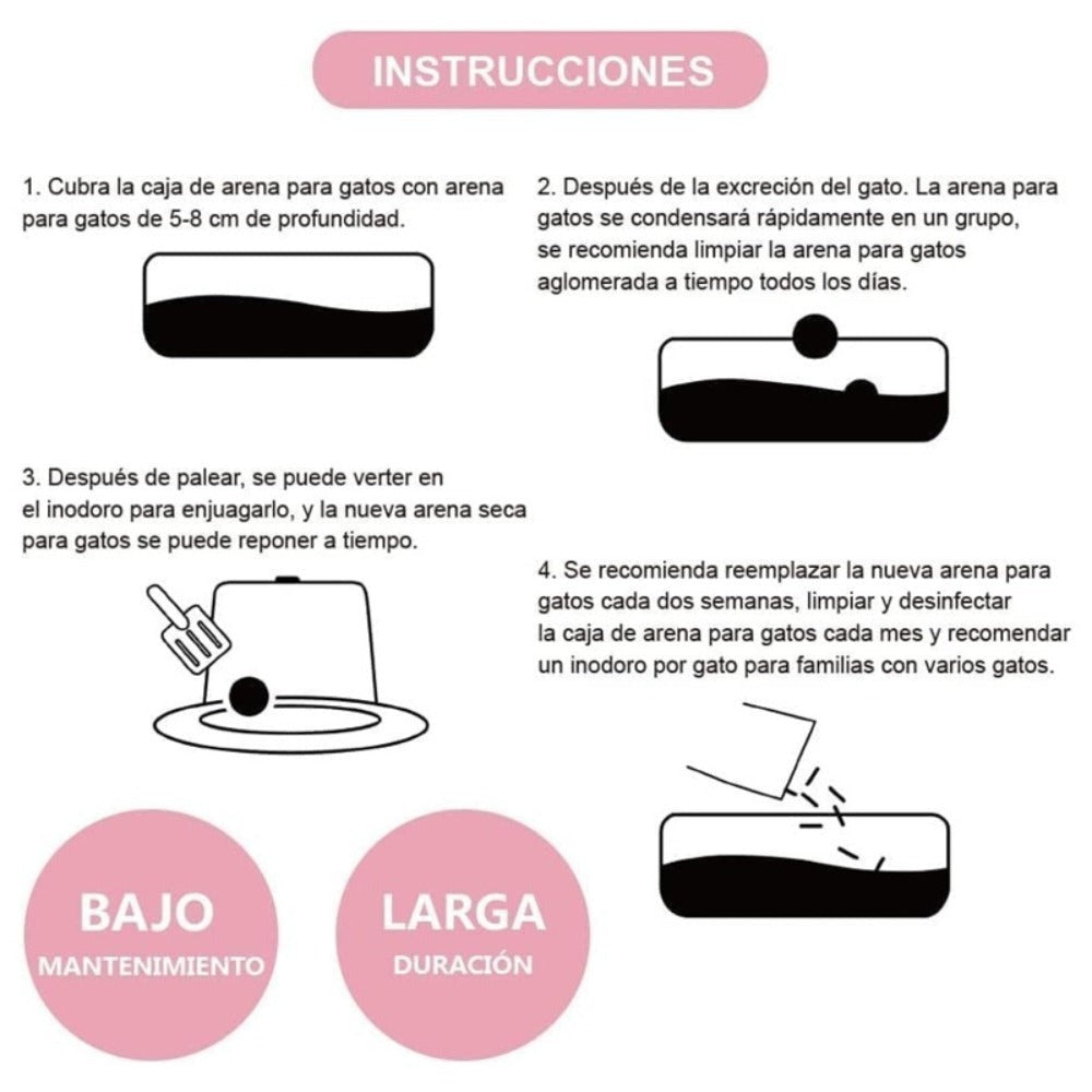 La arena para gatos se aglomera en segundos Arena para gatos vegetal Arena para gatos desodorizada, sin polvo y sin mezcla Suministros para mascotas fáciles de almacenar - 1 bolsa Varios sabores