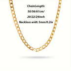 Collar de Cadena Cubana de Plata 925, Gramaje 15.5G/18.5G/20.6G, Contenido Plateado 9.3G/11.1G/12.36G, Elegante y Fácil, Adecuado para Uso Diario, Viene con una Caja de Regalo Fina