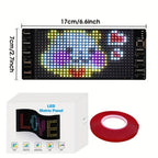 Ojo del Diablo LED Flexible para Automóvil, Pantalla de Luz Programable con Logo Publicitario, Texto y Grafiti, Aplicación Inteligente, Bluetooth USB