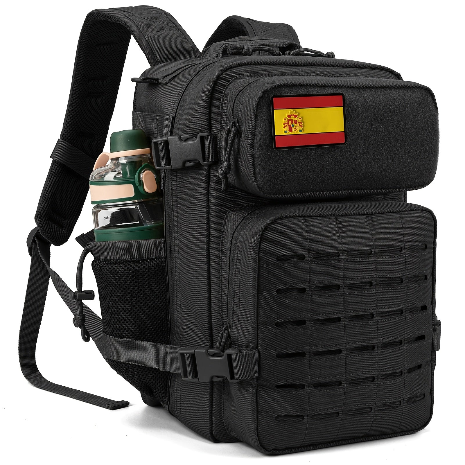 Mochila Táctica de 25L para Mujer, Mochila de Senderismo para Exteriores, Soporte para Botella de Agua - Ideal para Senderismo de 3 Días, Trekking, Camping, Deportes al Aire Libre, Regalo de Cumpleaños