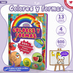 Audiolibro en español, libro educativo, libro interactivo, regalo de cumpleaños, libro de aprendizaje