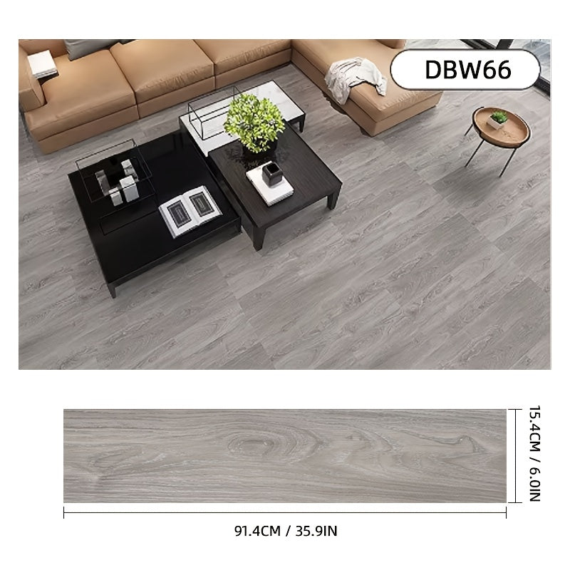 Pack de baldosas de vinilo para suelo 36 piezas 91.4 cm | Para cocina, baño y sala