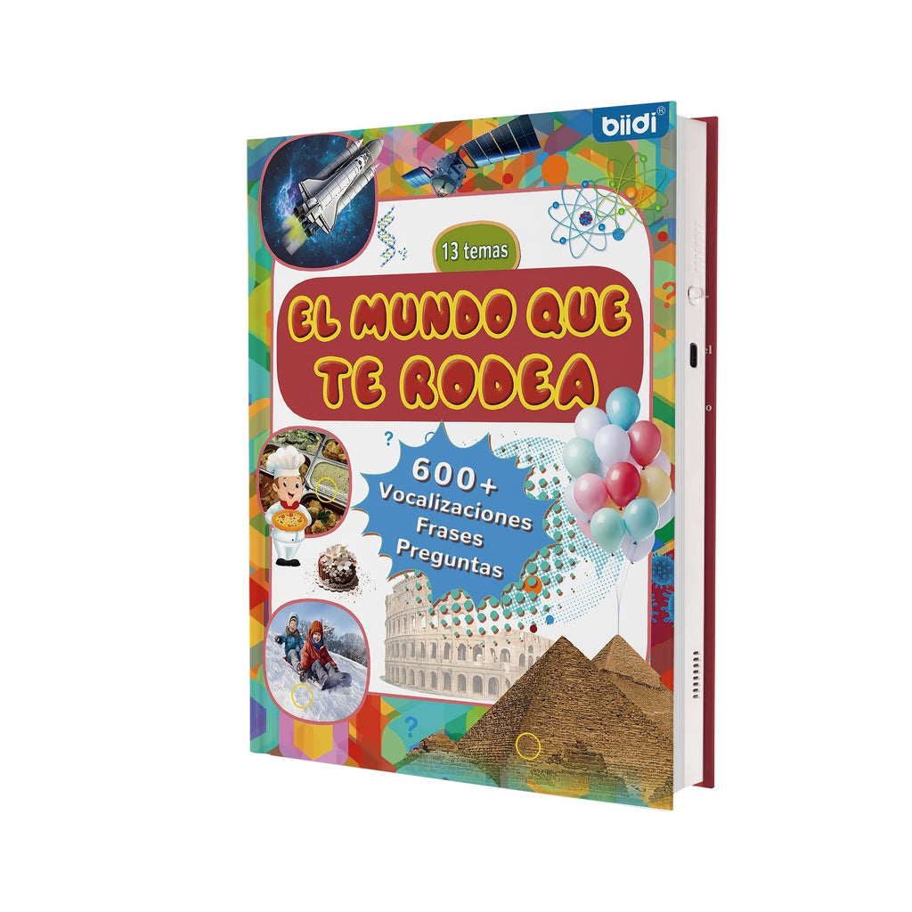 Biidi Alrededor Del Mundo Audiobook en Español, Audiobook, Libros Educativos, Libro Interactivo, Regalo de Cumpleaños de Navidad
