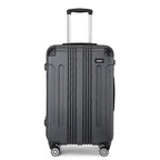 Maleta de embarque de carcasa rígida ABS 55x35x20cm, carrito de viaje, equipaje de mano de cabina, 33L, regalo de Black Friday, Día de Acción de Gracias, Navidad