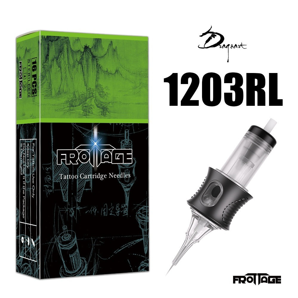 Juego de 16 agujas para tatuaje con agujas integradas, puntas de aguja, ensamblaje estable, ajuste fino, ideal tanto para artistas como para principiantes, cuerpo inodoro para suministros de tatuaje artístico