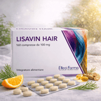 Lisavin Hair - Suplemento Alimenticio con Queratina, Biotina, Zinc y Cola de Caballo - 160 Micro Tabletas