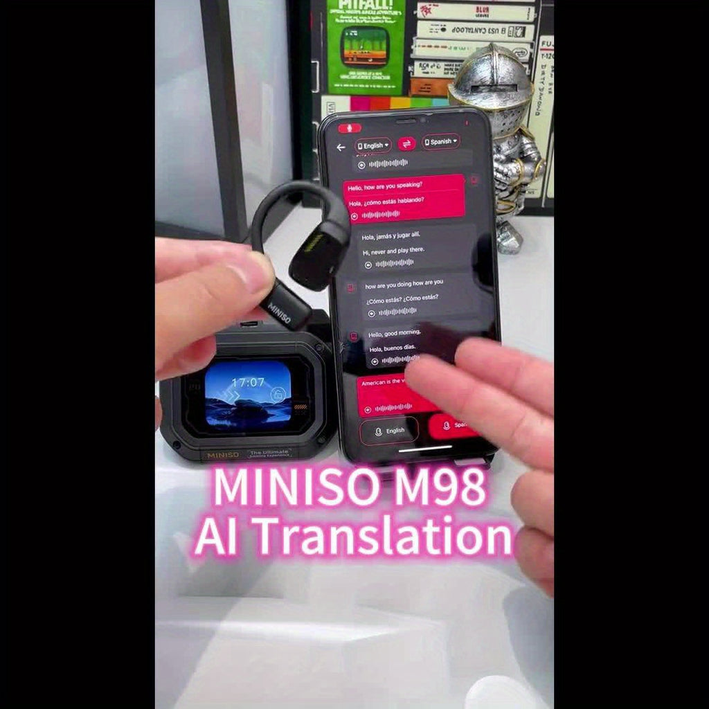 Auriculares con traducción IA en tiempo real multifuncional | Viajes, negocios y comunicación