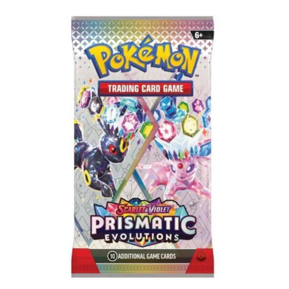 Evoluciones Prisma 1X Booster ENGLÉS | Evoli Evoluciones Especial | 10 Cartas Incluyendo 1 Tarjeta de Código
