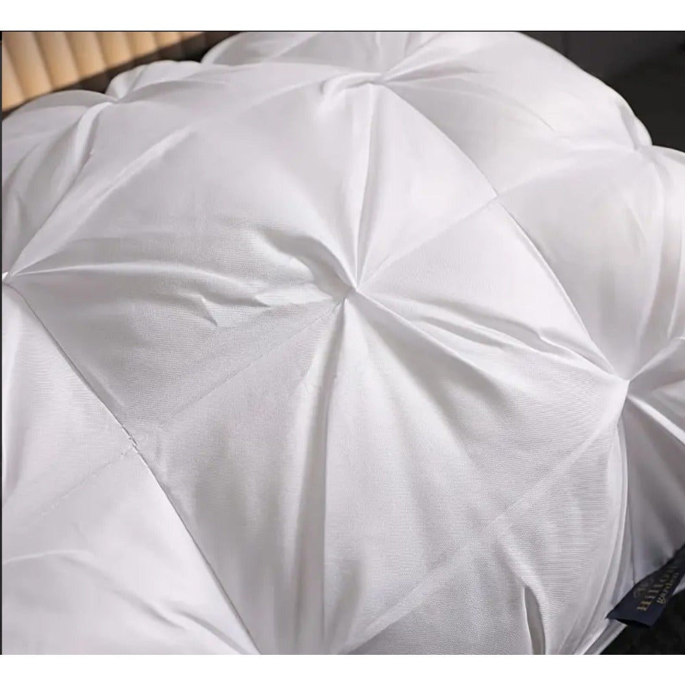 1/2 Piezas de Almohadas de Soporte para el Cuello para un Sueño Relajante, Suaves y Cómodas,Almohada Alta 900g Núcleo de Almohada para Dormir, Absorbe la Humedad y es Transpirable, Adecuadas para Dormitorio, Sala de Estar, Decoración del Hogar
