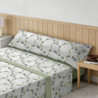 Juego de cama de tres piezas | Sábanas | Múltiples tamaños disponibles | Primavera/Verano | Diseño cómodo | Suave y agradable para la piel | Múltiples texturas disponibles