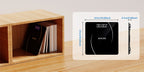 Báscula de baño de alta precisión, báscula electrónica de cuerpo con pantalla LCD ultradelgada con visualización de temperatura, inicio automático al pesar, pesaje hasta 180 kg, cambio de unidad LB/KG, diseño de plataforma de vidrio templado antideslizant