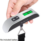 Báscula para equipaje, báscula electrónica, báscula portátil, báscula de gancho, báscula para paquetes, mini báscula colgante de 50 kg, báscula de resorte portátil, báscula de pesca - Batería no incluida