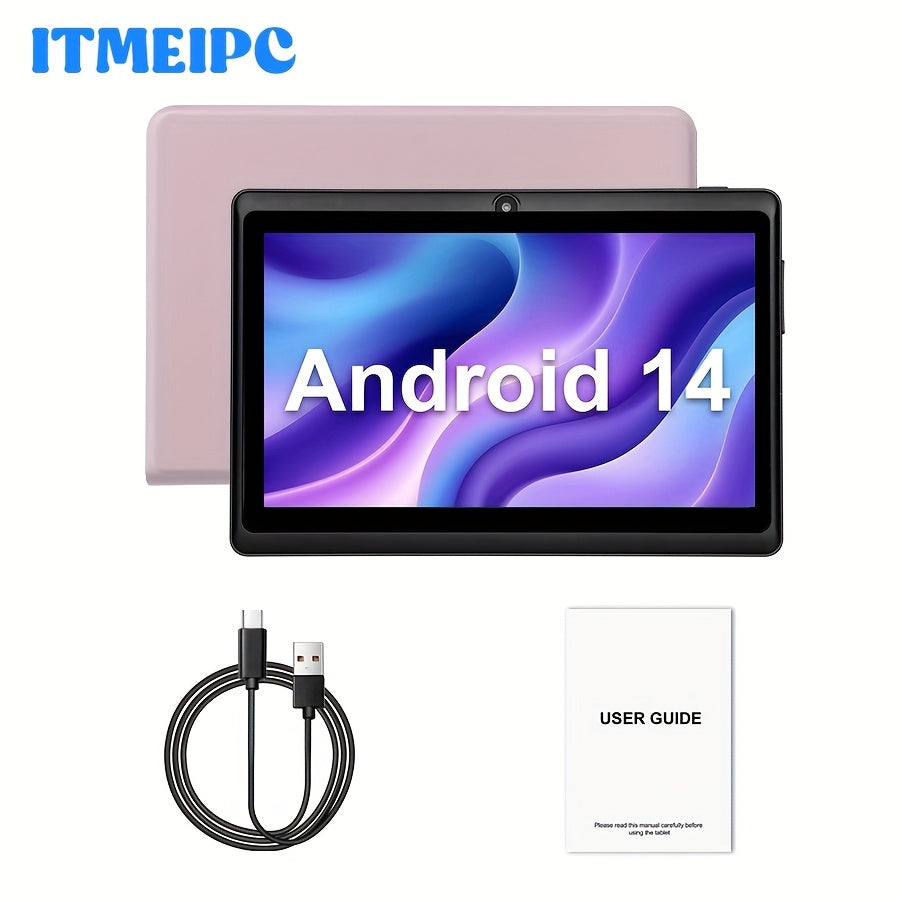 Tablet Android de 7 pulgadas para estudio entretenimiento y viajes | diseño funcional