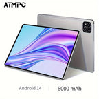 Tabletas Android | ATMPC, Tablet Android, Tablet Android 14 de 10 pulgadas con procesador Octa-Core, 12GB (4GB+8GB) y 128GB de almacenamiento