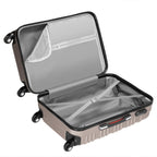 Conjunto PROVITERA de 4 Maletas Rígidas de ABS, Maleta Rígida S-M-L-XL con Asa Telescópica de Gel y 4 Ruedas de Rodadura Fácil, Trolley Ligero y Resistente al Viaje, Equipaje de Mano con Cerradura de Código, Mangos de Gel Ergonómicos, Ruedas Giratorias de