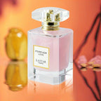 LASTAR Paris Forever Love Perfume 1.86Oz, Aroma Floral Romántico con Rosa, Jazmín, Vainilla y Pachulí, Fragancia Suave y Fresca, Larga Duración, Elegante Botella de Vidrio Rosa con Tapa Dorada, Regalo de Festival para Unisex