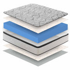 Colchón ROYAL DELUXE con Efecto MEMORY - Espuma HR de Alta Densidad - 100% Ortopédico Hecho en Italia - Funda con Efecto Relajante CARBONIO