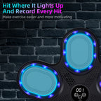 Máquina de Boxeo Musical Interactiva con Guantes, Carga USB, Material PE - Equipo de Entrenamiento en Casa y Reflejos para Adultos, Montaje en Pared, Negro