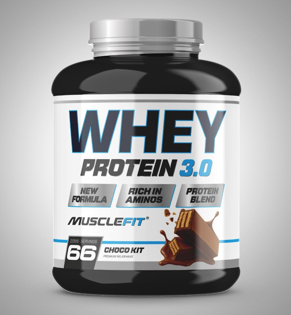WHEY 3.0 BLEND PROTEÍNA 2Kg MUSCLEFIT ENTREGAS EN 24/48 HORAS