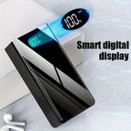 Batería Externa Portátil de 50000mAh con Pantalla LED Inteligente, Linterna, Reserva de Energía de Emergencia para Exteriores, Batería Externa de Gran Capacidad, Carga Rápida Bidireccional, Puede Cargar Múltiples Dispositivos al Mismo Tiempo, Luz para Cam