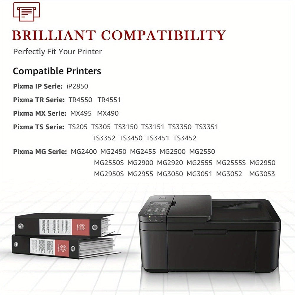 Cartuchos de Impresora PG-545XL CL-546XL para Canon 545 546 XL Multipack de Repuesto para Pixma MX495 TR4550 TS3150 TR4551 MG3050 MG2555s MX490 TS3151 MG2550s TS3350 MG2950 MG29500 S MG3051, Paquete de 2