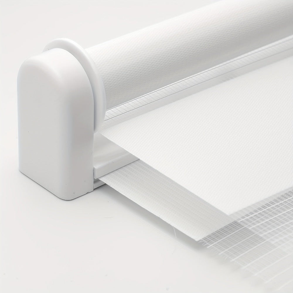 Sekey Abrazadera para persiana de doble rodillo, fijación sin taladrar, persiana de doble rodillo, persiana de rodillo, persiana de rodillo plegable, 40X130Cm
