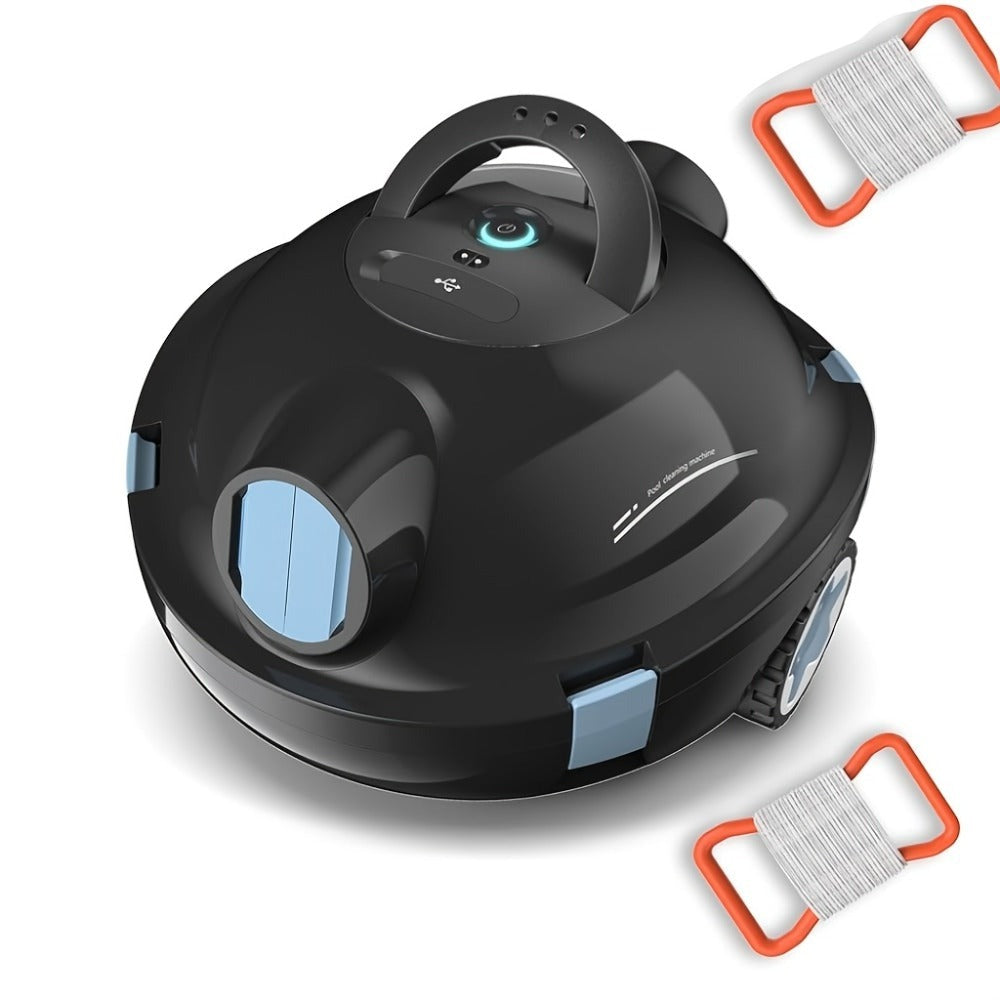 Limpiadora de piscina automática inalámbrica INSE Y10 - Segura para natación familiar (niños y adultos), succión de 27500 Pa, cesta de filtro de gran capacidad de 2.2 L, IPX8, apta para piscinas de más de 2.5 m de profundidad, autoestacionamiento, impresc