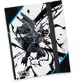 Carpeta Pokémon Black Thunder – Carmesí y Púrpura | Álbum de 9 Bolsillos para 360 Cartas | Carpeta de Coleccionista con Diseño de Zekrom | Con Protección de Envío Heartforcards®