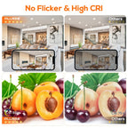 Foco LED empotrable regulable 6pcs | Dormitorio salón cocina y pasillo