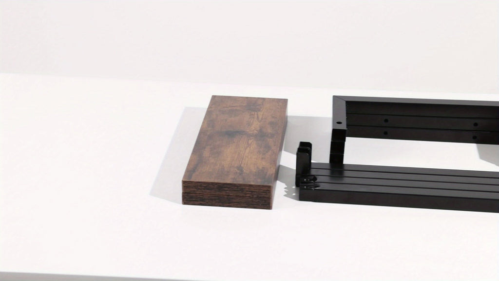 Estante de baño de pared de diseñador - Estante de almacenamiento de madera estilo rústico francés con estantes de madera duradera y estructura de acero, organizador de pared para toallas y artículos de aseo apto para baños modernos, spas, suites principa