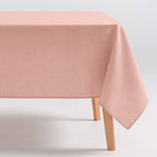 Mantel liso antimanchas impermeable suave y resistente, uso diario mesa salón o exterior cuadrada, rectangular, redonda, estilo mediterráneo para el hogar y exterior