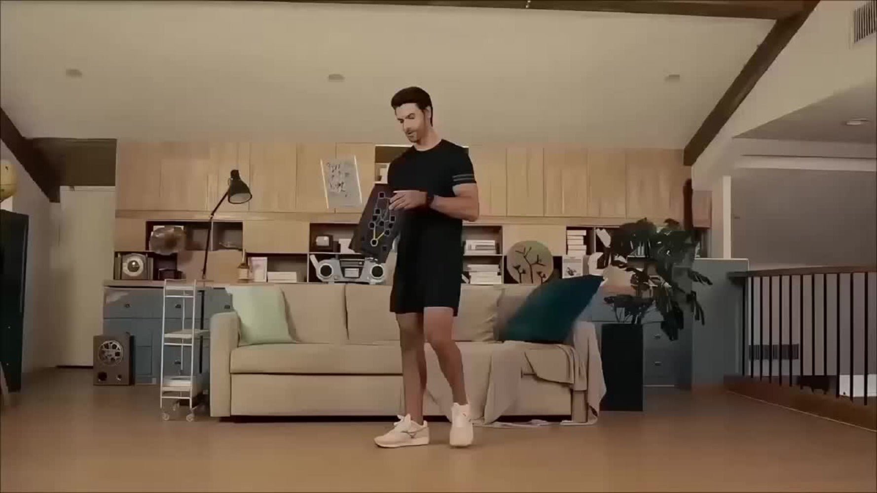 Tabla de flexiones multifuncional plegable，Entrenador de flexiones multifuncional plegable y portátil con asas antideslizantes y 2 bandas de resistencia. Diseño antideslizante, desmontable y fácil de guardar.barra de empuje para gimnasio en casa, manija d