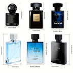 ["Set de Perfume de Una Semana"] Eau de Toilette para Hombre con Feromonas, Ceder y Pachulí Amaderado y Almizcle de Toronja Oceánico, Fragancia de Larga Duración, Eau de Cologne Encantadora para Hombre, Ambiente Romántico para Citas, Regalo Perfecto para
