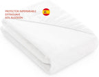 Protector de Colchón – Transpirable e Impermeable,Banda Elástica Ajustable hasta 30 cm